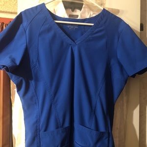 Med Couture Activate scrub top Royal Blue size X-Large